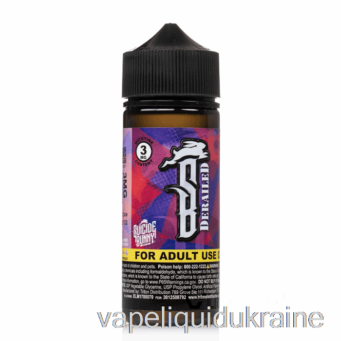 Vape Ukraine Derailed - Suicide Bunny - 120mL 6mg